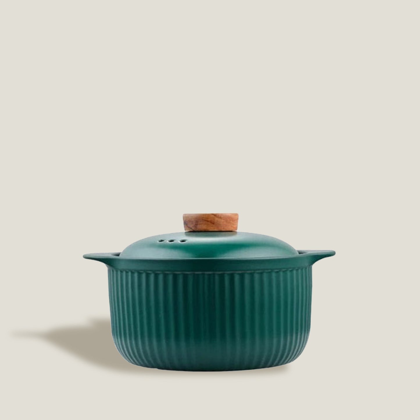 Green Ceramic Cooking Pot