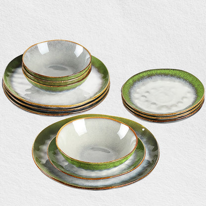Green Gradient Tableware Set