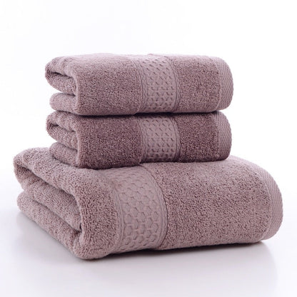 Purple Cotton Bath Towel