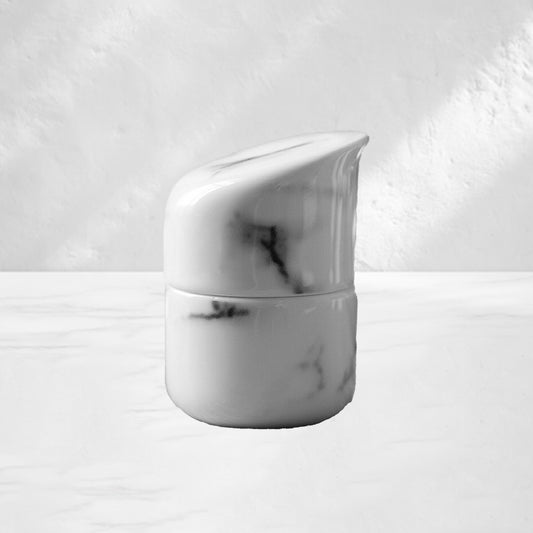 Marble White Toothpick Holder