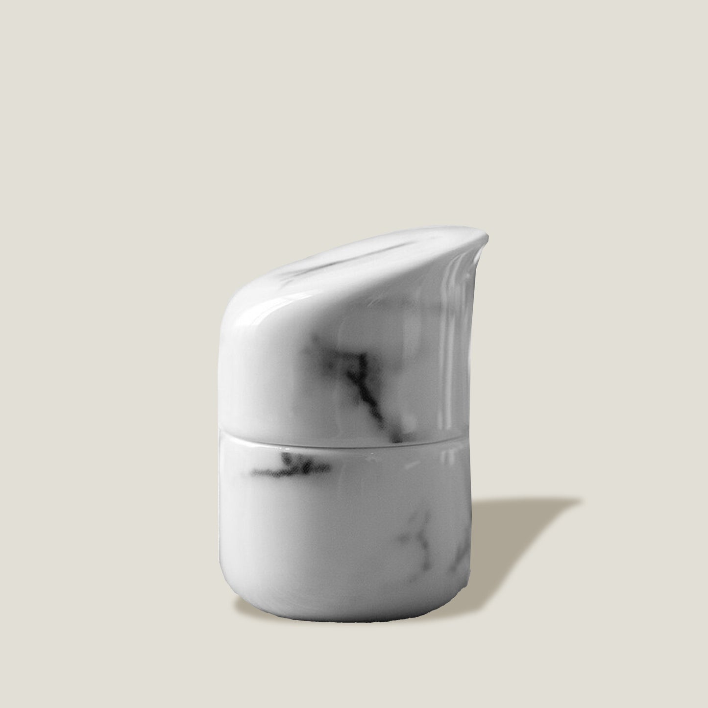 Marble White Toothpick Holder