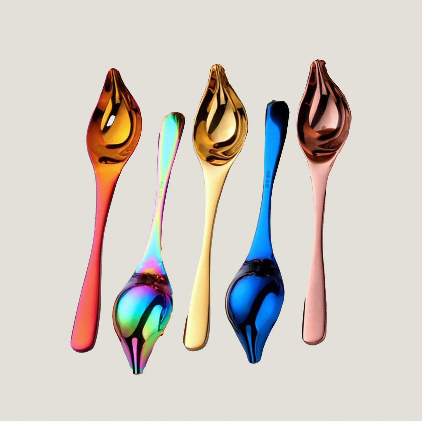 Metal Colors Sauce Spoon