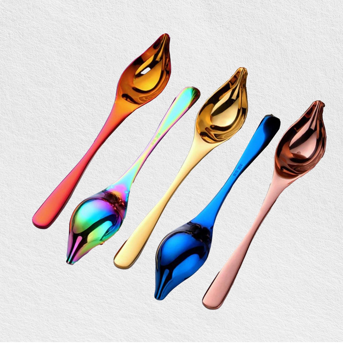 Metal Colors Sauce Spoon