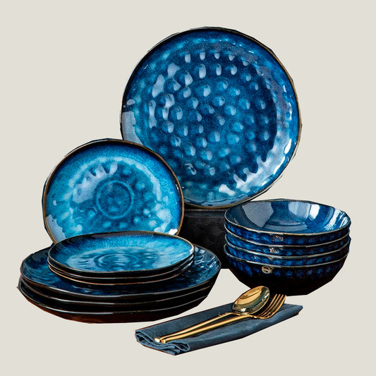 Ocean Blue Tableware Set