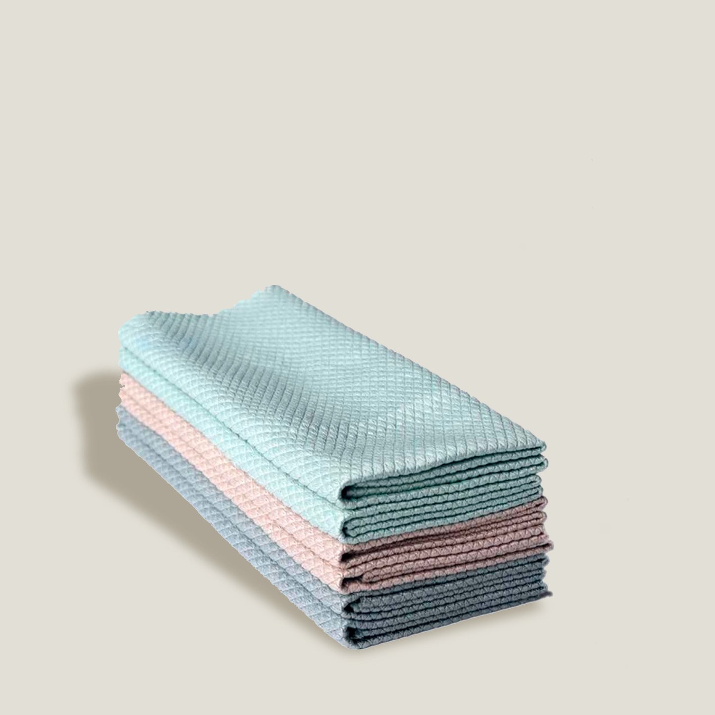 Set di asciugamani da cucina per la pulizia dei colori pastello