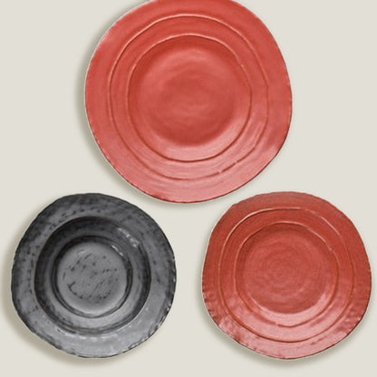 Red Dalia  Dinner Tableware