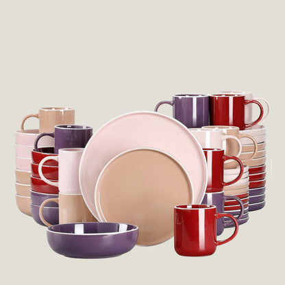 Red Peach Tableware Set