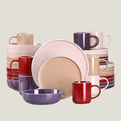 Red Peach Tableware Set