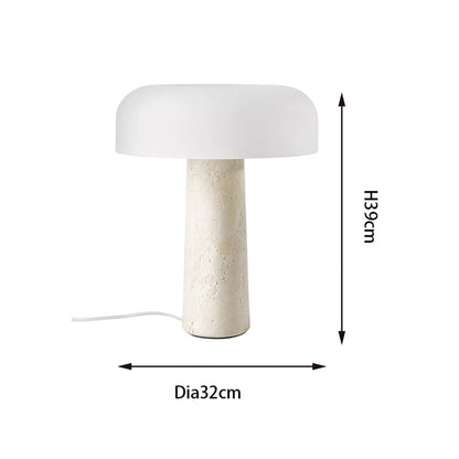 Sand Stone Mushroom Table Lamp