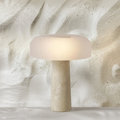 Sand Stone Mushroom Table Lamp