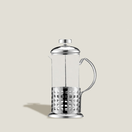 Silberne French Press