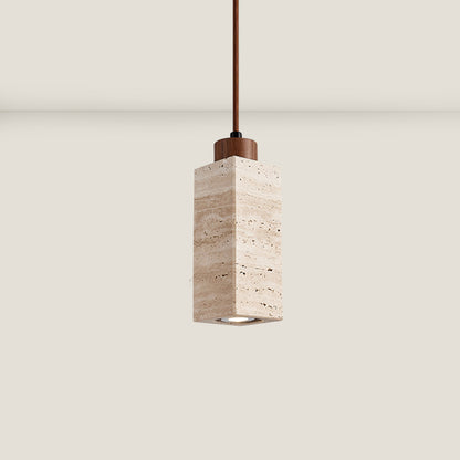 Stone Cylinder Ceiling Lamp