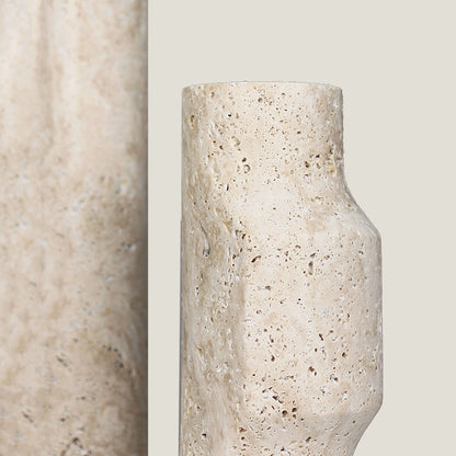 Travertine Stone Oval  Vase