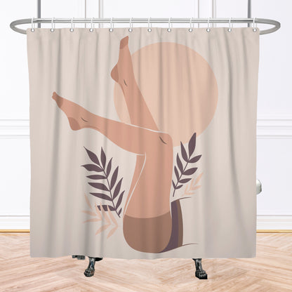 Sunday Bath Time Shower Curtain