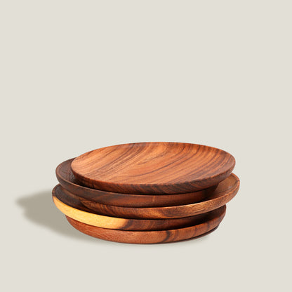 Acacia Wood Plates