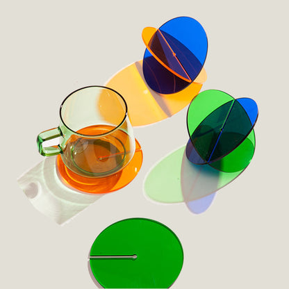 Acrylic Ball Coaster Set