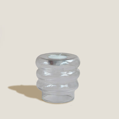 Aro Glass Candle Holder Vase
