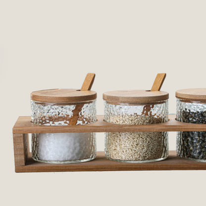 Bamboo Glass Seasoning Set