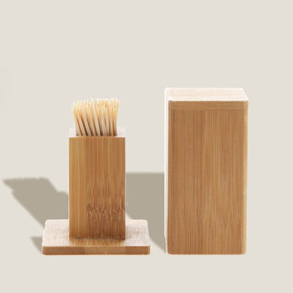 Bamboo Toothpick Holder