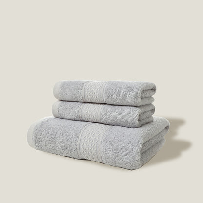 Gray Cotton Bath Towel