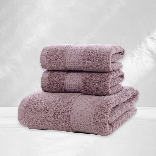 Purple Cotton Bath Towel