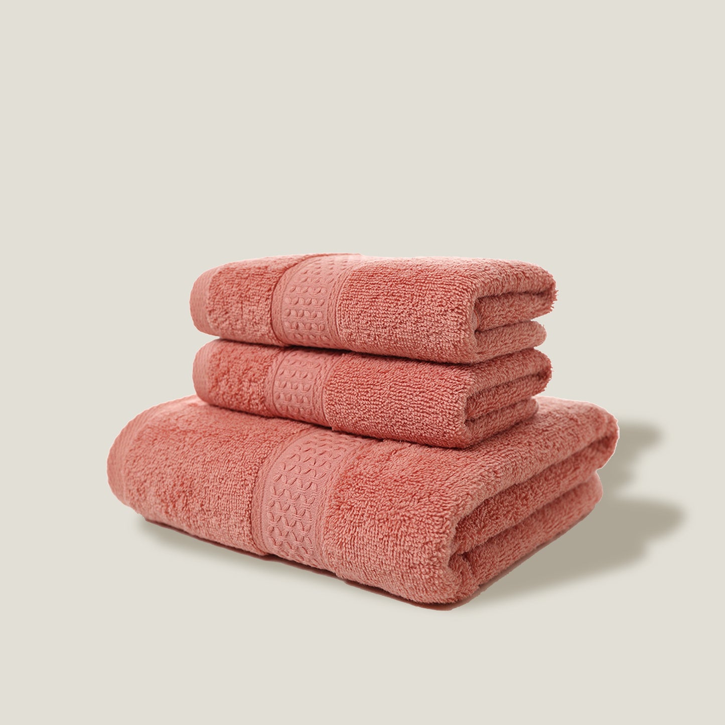 Pink Cotton Bath Towel