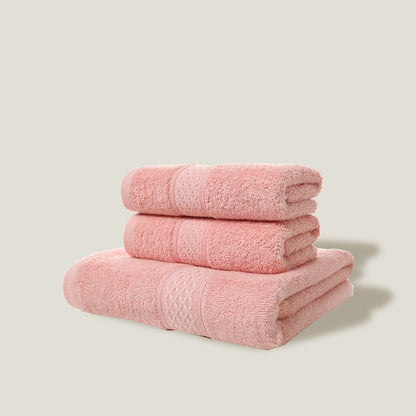 Pink Cotton Bath Towel