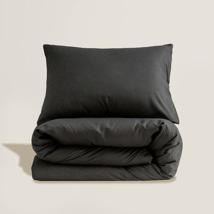 Black Pillowcases Set