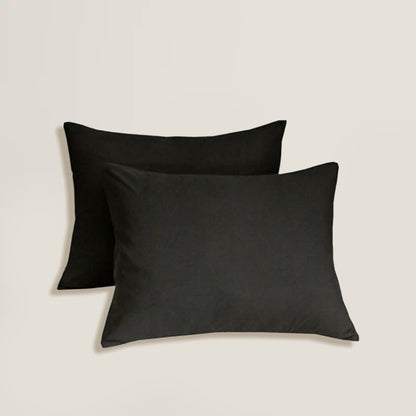 Black Pillowcases Set