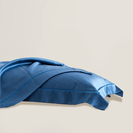 Navy Blue Silk  Pillowcase