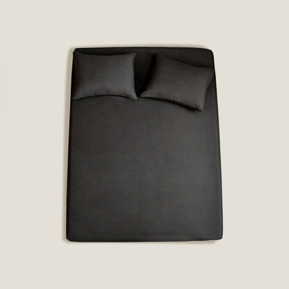 Black Fitted Bed Sheet