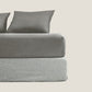 Grey Fitted Bed Sheet