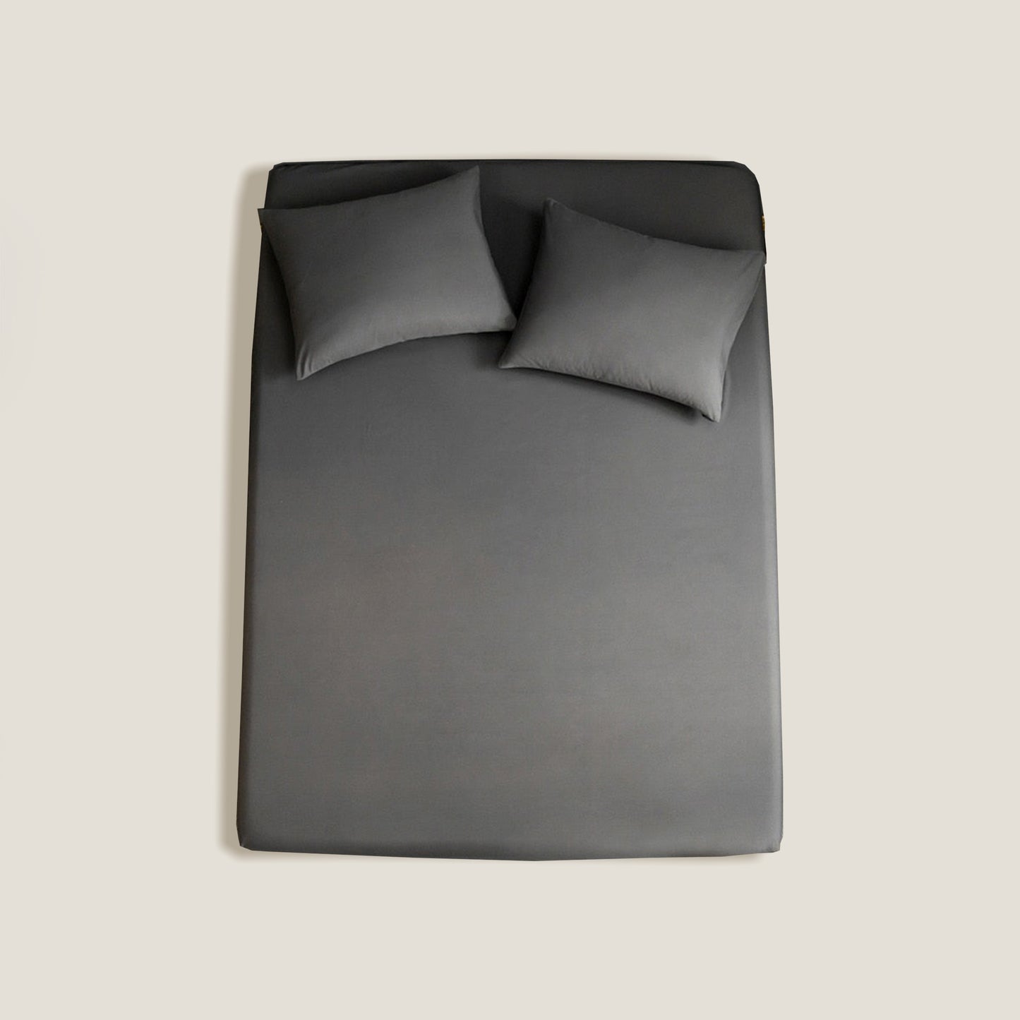 Grey Fitted Bed Sheet