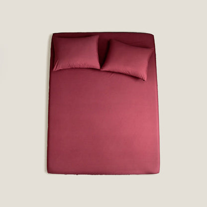 Red Wine Fitted Bed Sheet