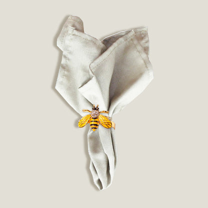 Bee Napkin Rings Set