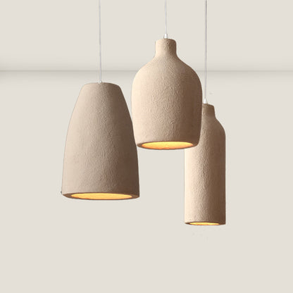 Sand Beige Cemenet Ceilling Lamp