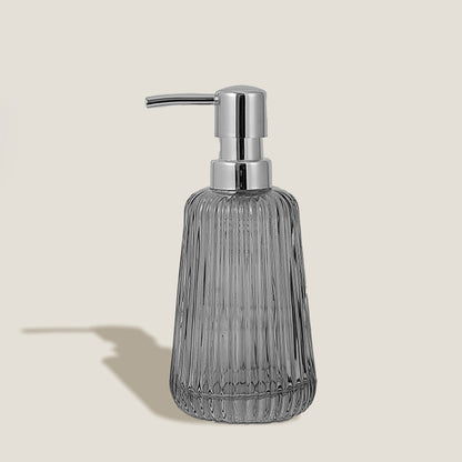 Opaque Black Glass Soap Dispenser