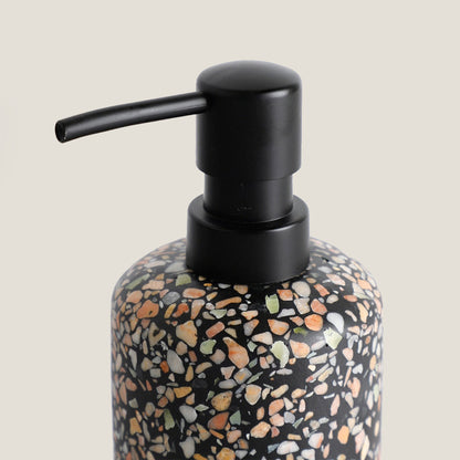 Black Terrazzo Lotion Bottle