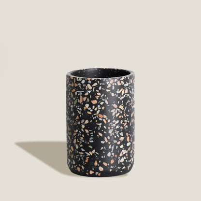 Black Terrazzo Toothbrush Holder