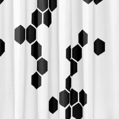 Black White Shower Curtain