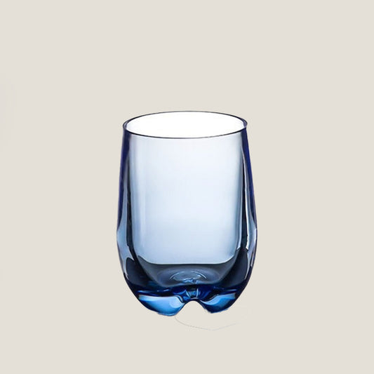 Blue Acrylic Water Glasses Set of 6
