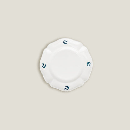 Blue White Bird Dinner Plates