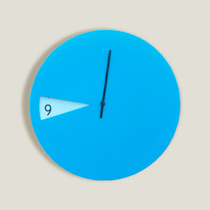 Blue Wall Clock