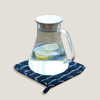 Blue Kitchen Pan Holder