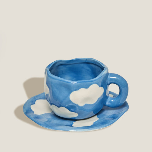 Blue Sky Cloud Mug Set