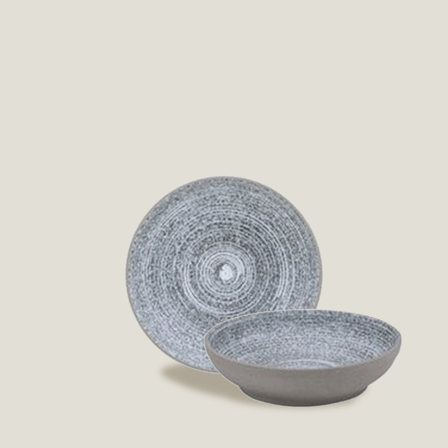 Blue Stone Ceramic Dinner Plates