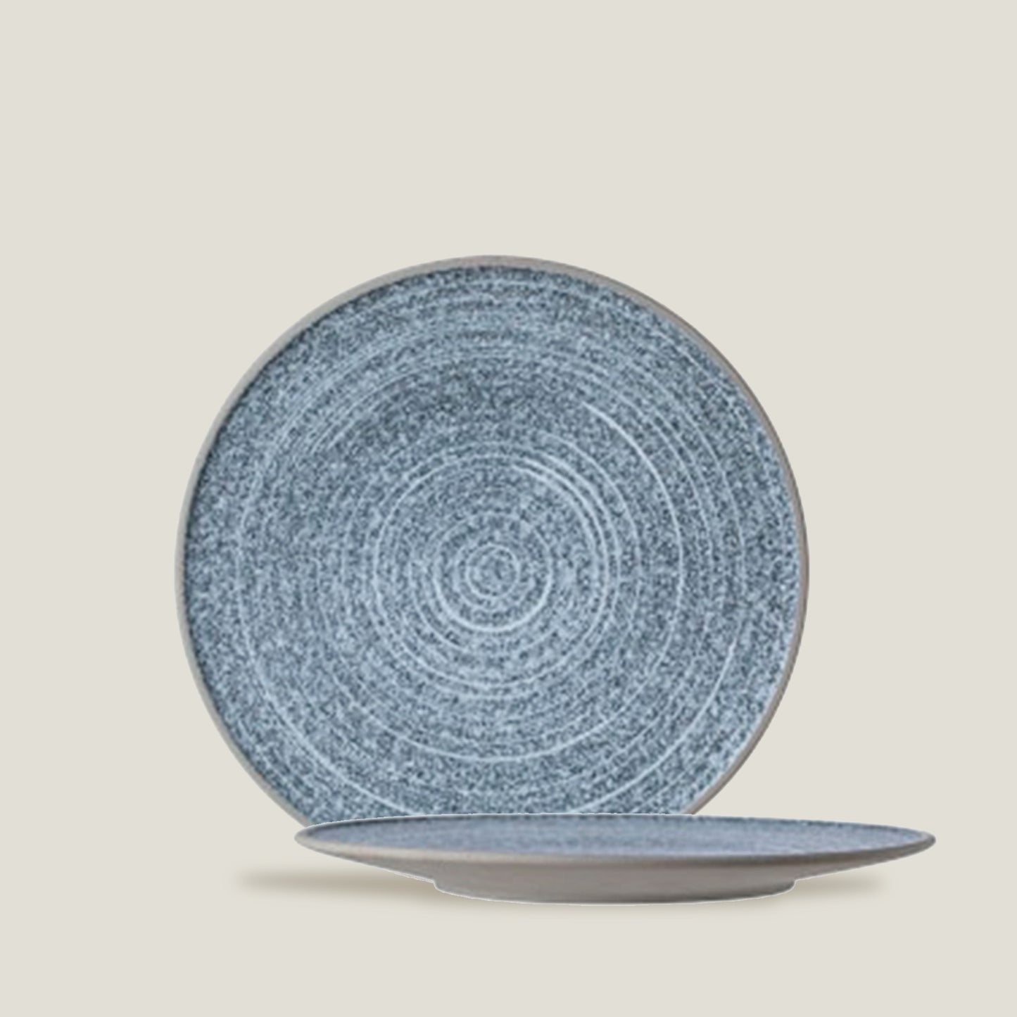 Blue Stone Ceramic Dinner Plates