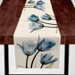 Blue Tulip Table Runner
