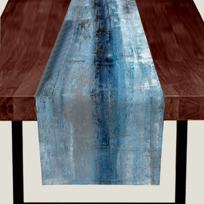 Blue Velvet Table Runner