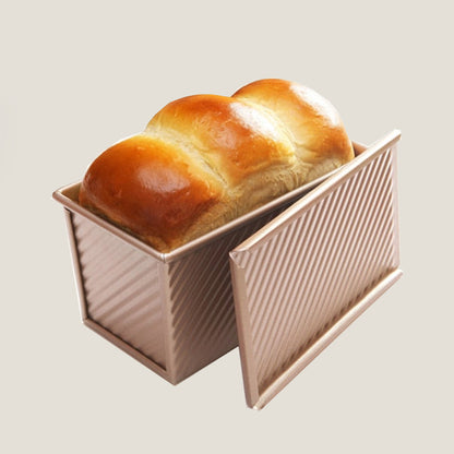 Bread Rectangle Mold Tray with Lid